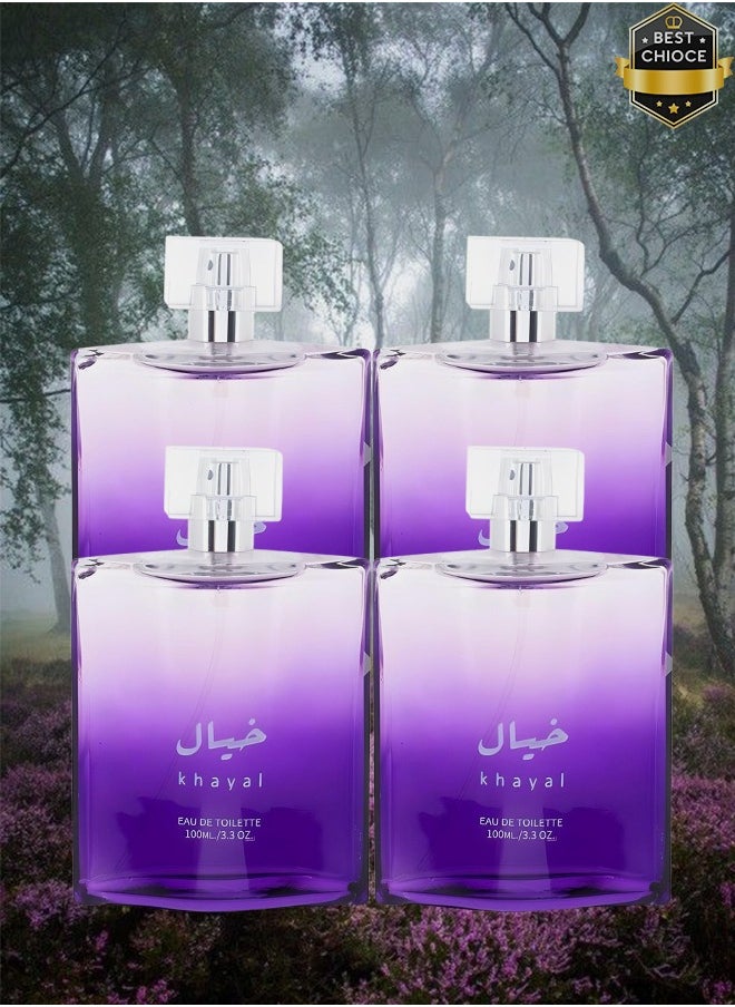 خيال 4 قطع عطر خيال للنساء 100 مل  - Image 1