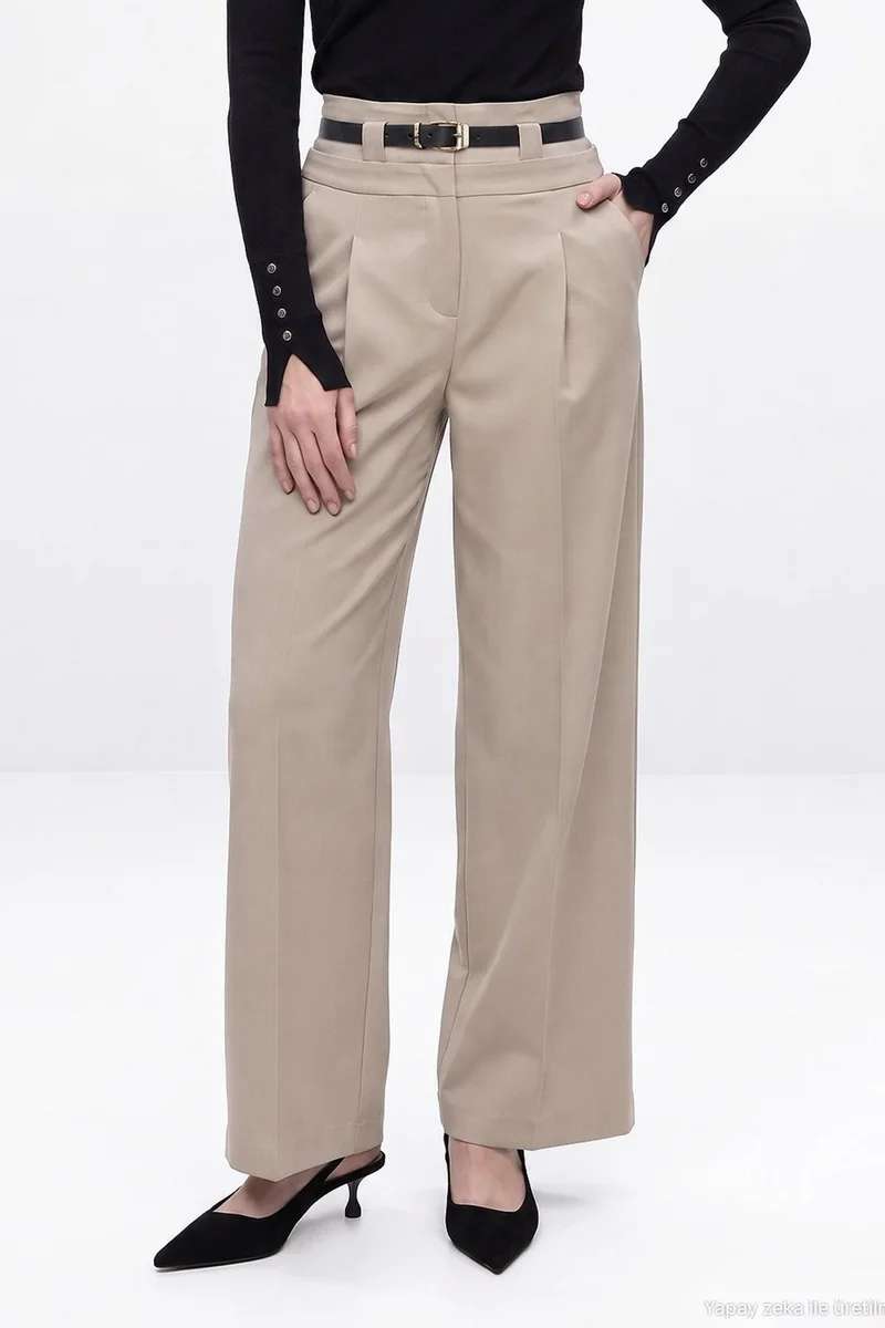 ديلفين DILVIN Straight-Leg Pants