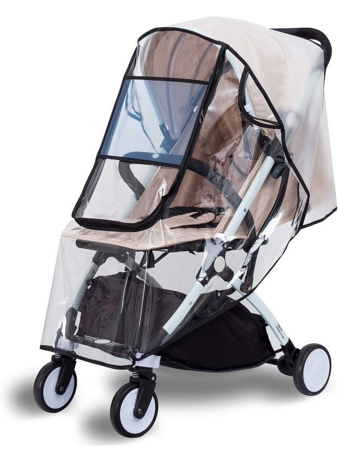 Bemece Stroller Rain Cover with Mosquito Net (Set of 2-Pieces) - Image 1