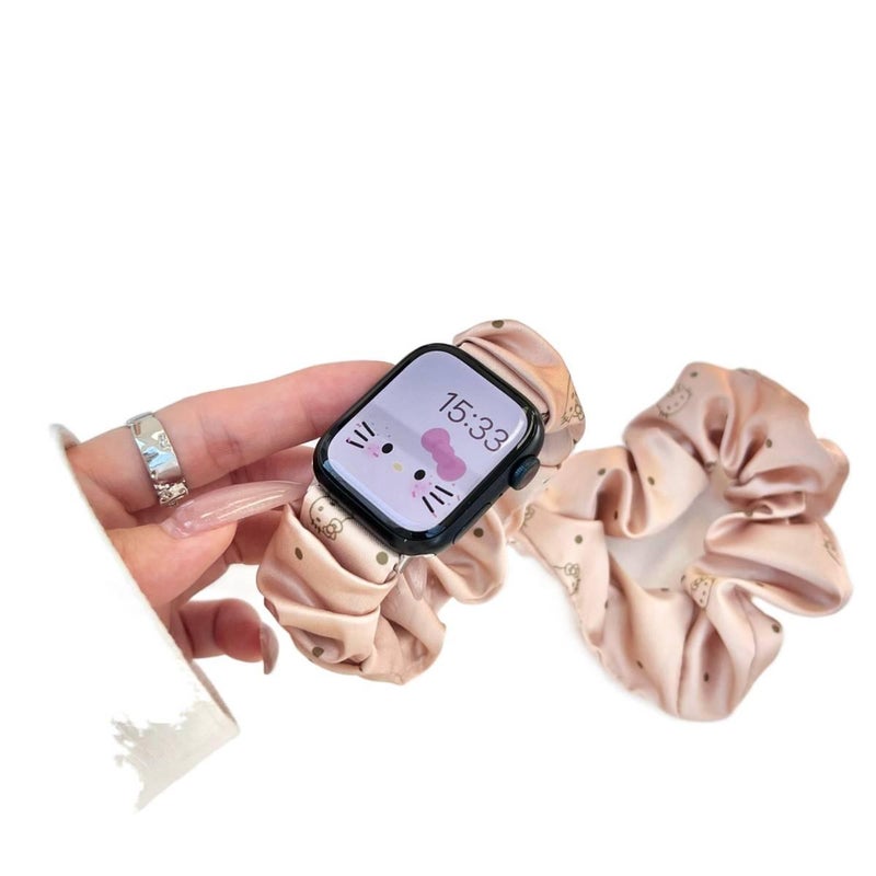 AD سوار ساعة ذكية متوافق مع Apple Watch بملاءمة قابلة للتعديل وحزام بديل للاستخدام اليومي باللون أحمر قابل للتعديل باللون الأحمر - Image 3