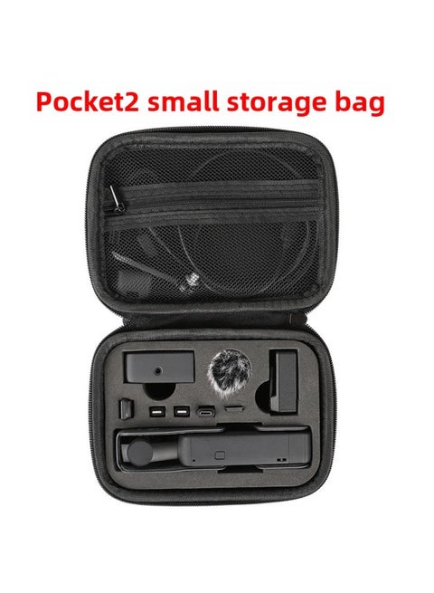 Small Storage Bag Is Suitable For Dji Pocket2 Dajiang Osmo Eye Pocket Gimbal Camera 2 Generation Storage Box-Color:Neutral