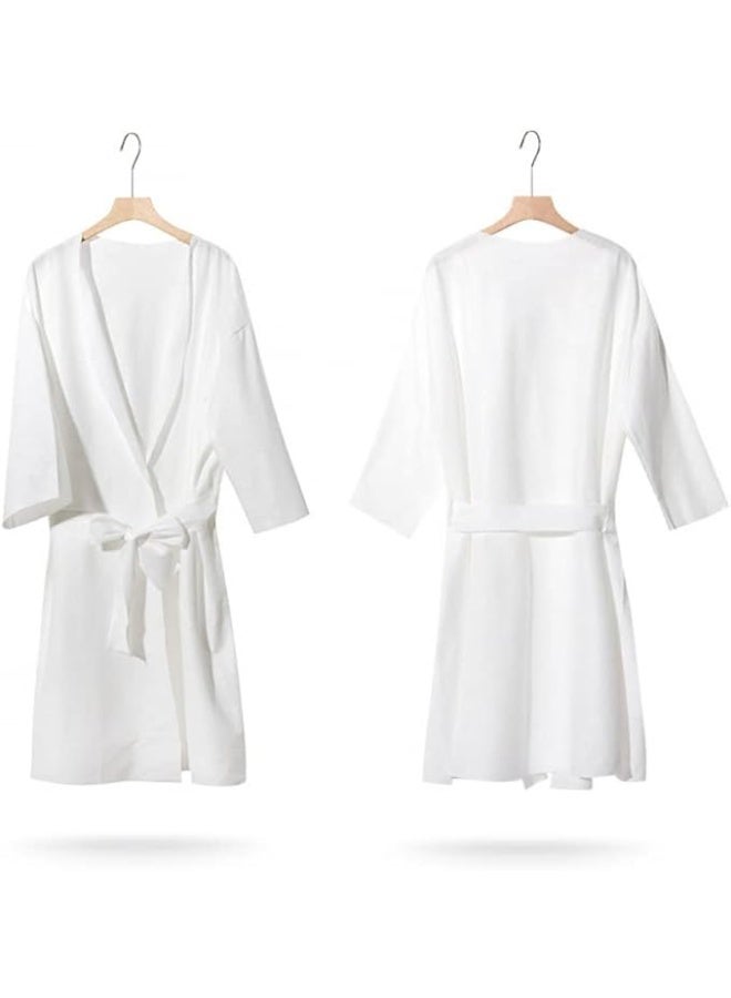 Beauty links Long-sleeved disposable robe, large size 5 pcs 