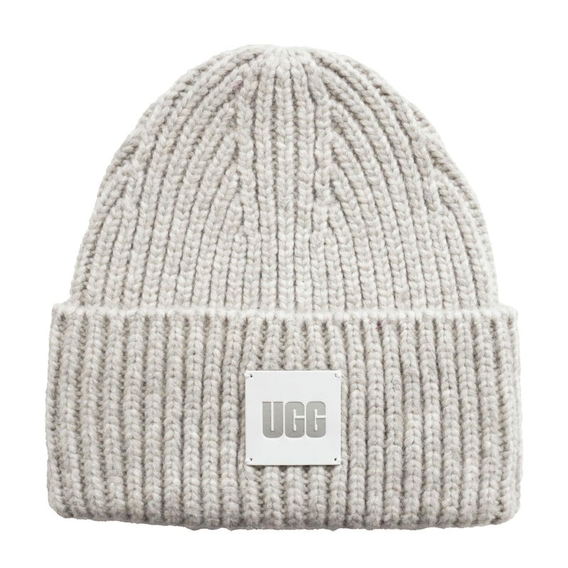 UGG Men's Chunky Rib Beanie, Light Grey, One Size - Image 3