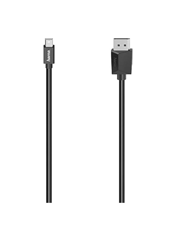 200710 Mini-DP Plug to DisplayPort Plug Video Cable, 1.5 m Length