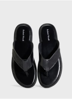 Robert Wood Cross Strap Sandals  - Image 4
