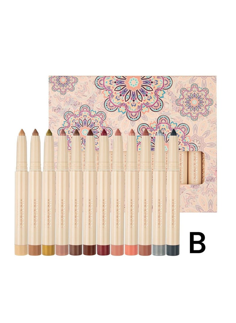 Handaiyan 12 Piece Cream Eyeshadow Stick  - Image 2