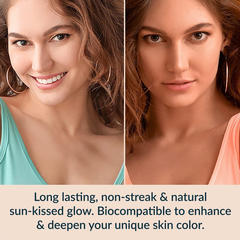NAELI Self Tanner Drops & SPF 30 Face Moisturizer Bundle, Natural Anti-Aging Tanning Drops and Face Moisturizer with SPF 30 Set - Image 3