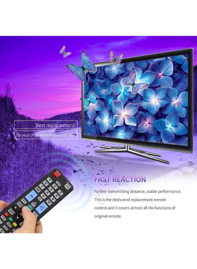Universal Smart TV Remote Control استبدال Samsung Black - Image 3