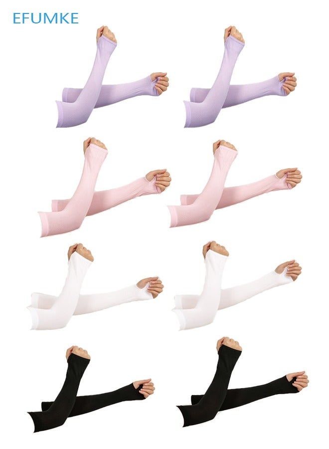 جين لى تشيانغ عبوة من 16 قطعة من أكمام الذراع للرجال والنساء والشباب | أكمام ذراع UPF 50 للحماية من أشعة الشمس فوق البنفسجية وأكمام ذراع تبريد، مقاس واحد. - Image 1