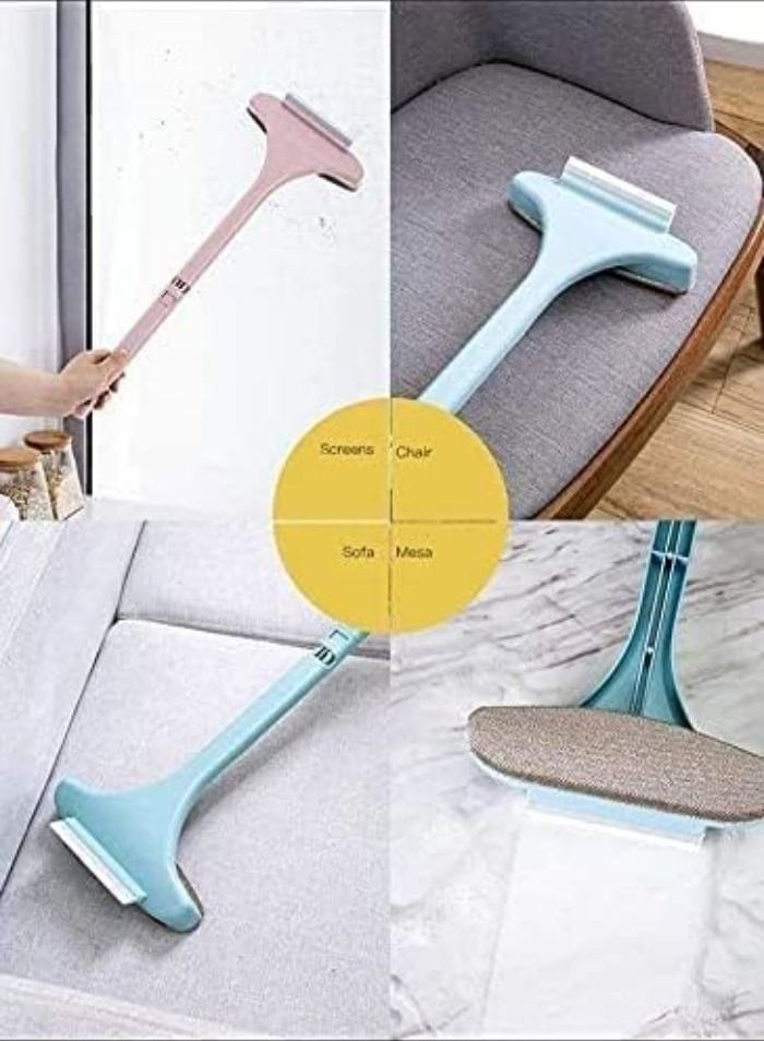 ممسحة ومنشفة 2 في 1 لتلميع الزجاج  - لون عشوائي - Image 4