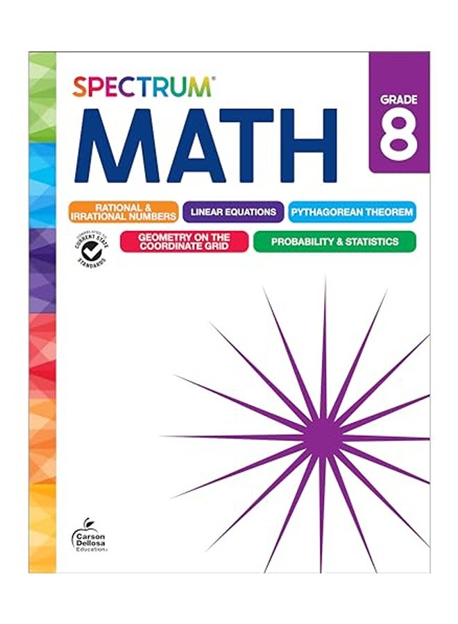 Spectrum Math Workbook, Grade 8