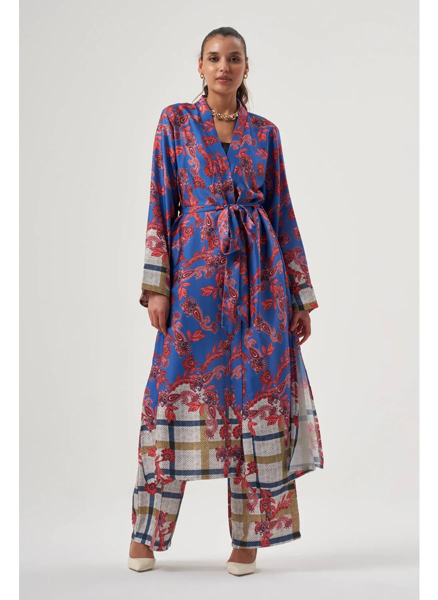 MIZALLE PATTERNED KIMONO