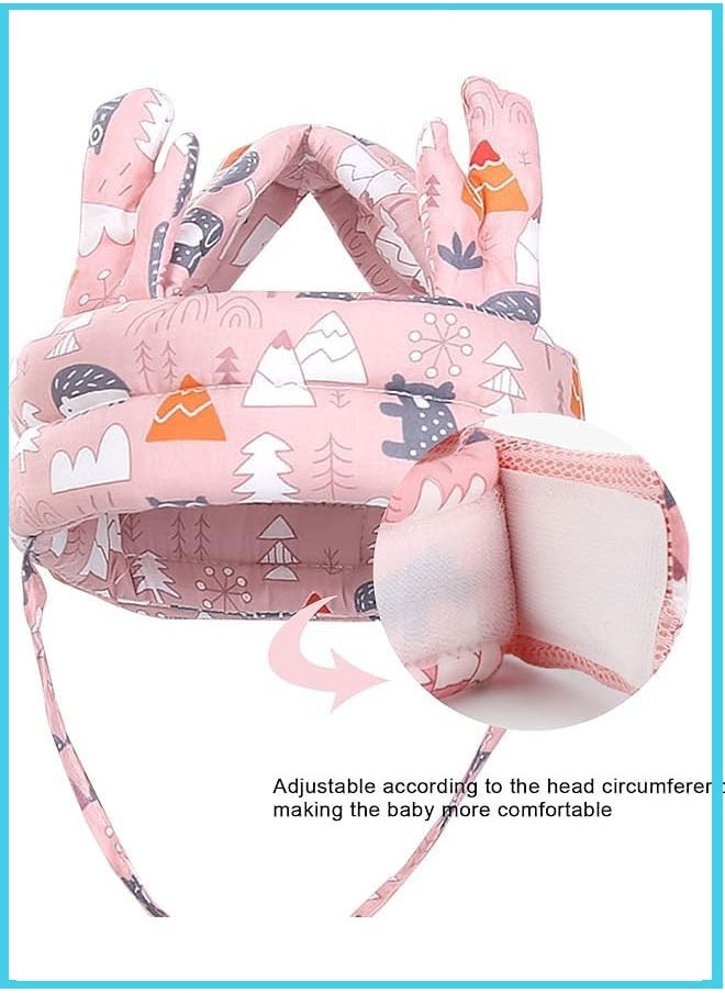 Berma Baby Baby Helmet for Crawling Walking Baby Head Protector - Head Protection for Infant Baby No Bumps and Soft Cushion Safety Headguard I Toddler Inflatable Helmets 1-2 Years Old, 6-12 Months  - Image 3
