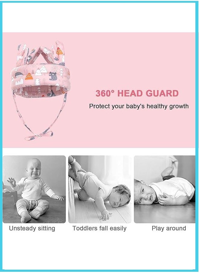Berma Baby Baby Helmet for Crawling Walking Baby Head Protector - Head Protection for Infant Baby No Bumps and Soft Cushion Safety Headguard I Toddler Inflatable Helmets 1-2 Years Old, 6-12 Months  - Image 4