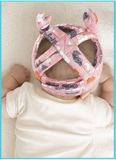 Berma Baby خوذة للأطفال للزحف والمشي، واقي رأس للأطفال - حماية للرأس للأطفال الرضع بدون نتوءات ووسادة ناعمة، واقي رأس آمن، خوذة قابلة للنفخ للأطفال الصغار من عمر 1 إلى 2 سنة، من عمر 6 إلى 12 شهرًا  - Image 5
