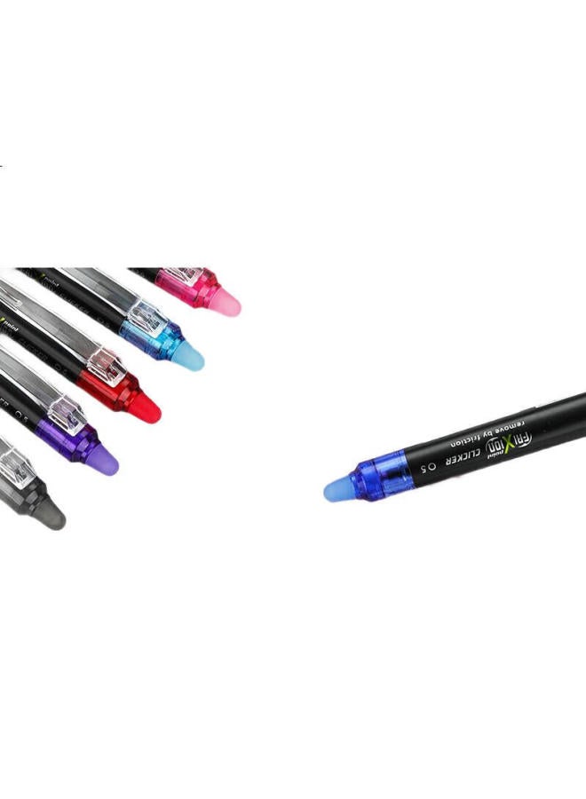 Pilot Frixion Clicker Erasable Pen Drawing Sketch Neutral Pen Elementary School Student Colorful Water Pen Blrt-Frp5 0.5 Purple Single Pen - Image 2