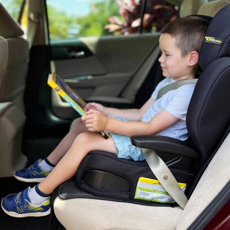 PIDO Car Seat Protector, 2 Pack Seat Protector Under Baby Car Seat with Thick Padding and Non-Slip Back, Waterproof Carseat Protection Cover Pad for Vehicle Leather Upholstery, Black - Image 3