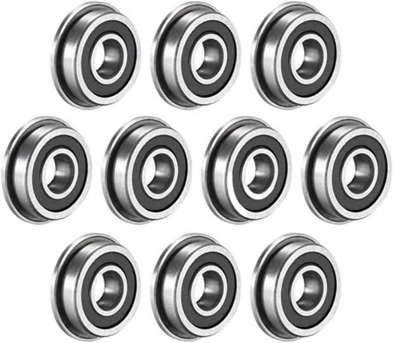 F696 2RS Flanged Ball Bearing 6x15x5mm For 3D Printer Miniature Deep Groove 10 Pcs - Image 1