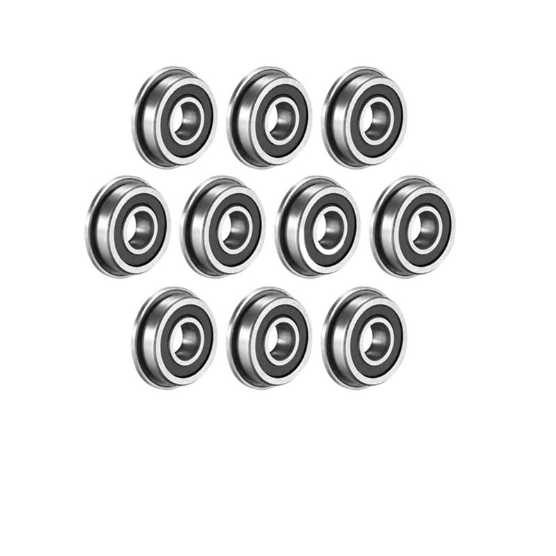 F696 2RS Flanged Ball Bearing 6x15x5mm For 3D Printer Miniature Deep Groove 10 Pcs - Image 2