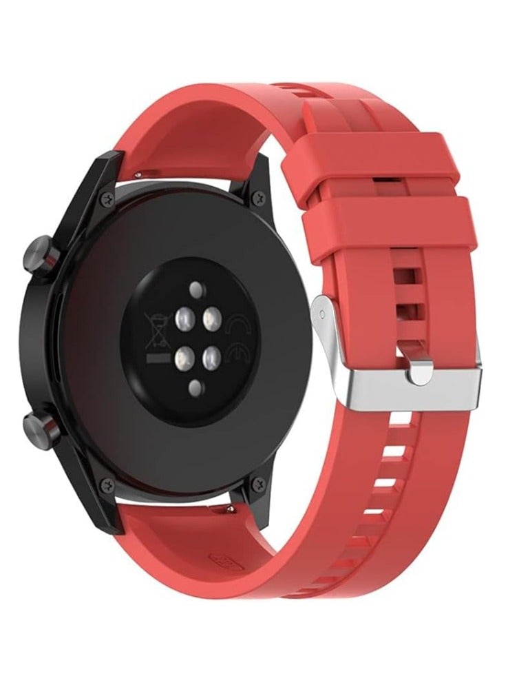 Silicone Band 22MM For Samsung galaxy watch 3 45mm /watch 46mm/Gear S3/Huawei watch GT3 46MM/GT2E/GT 46mm/GT2 Pro/GT2 46MM/honor Magic Watch2 46mm/Amazfit GTR4/GTR3/2/2e - Image 2