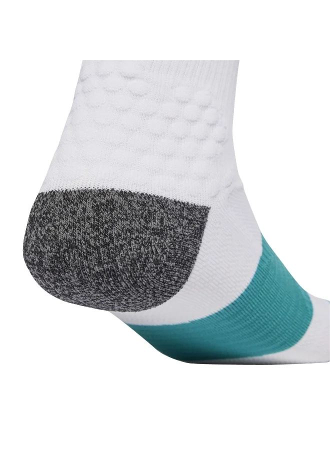 Adidas Runxboost Sock White Running Socks For Unisex 2 - 3.5