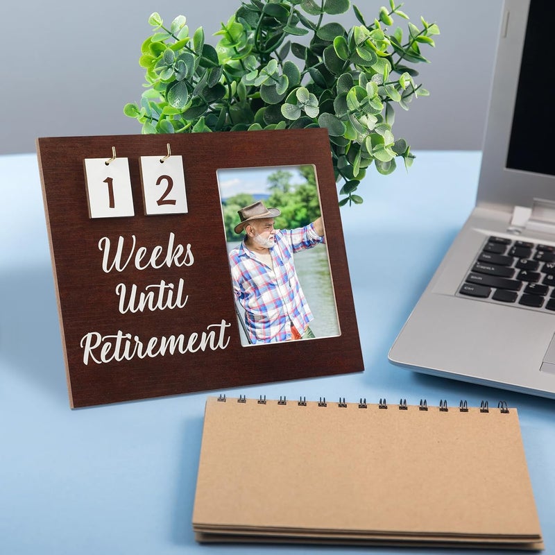 Marsui Retirement Gifts for Women Men Retirement Countdown Picture Frame 8 x 10 Photo Frame Tabletop Appreciation Gifts for Friends Doctor Nurse Teacher Boss - Image 4