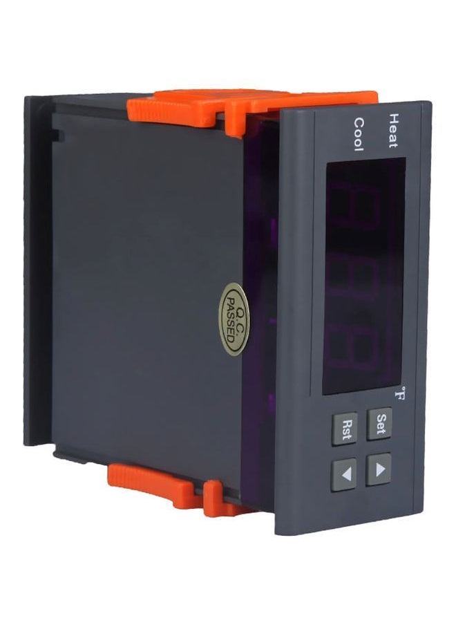 NIBEMINENT Digital Temperature Controller With Sensor Black/Orange 11centimeter  - Image 5
