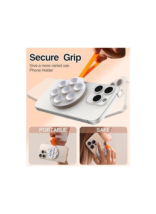 erorex 2024 Magnetic Suction Cup Phone Grip, Silicone Suction Phone Case Holder compatible with iPhone 12/13/14/15, Hands-Free Phone Holder Can Be Attached to Mirrors/Refrigerators/Glass  - Image 4