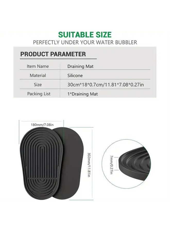 1pc Anti Slip Drying Pad For SodaStream Duo Protects Kitchen Countertop Easy Clean - Image 4