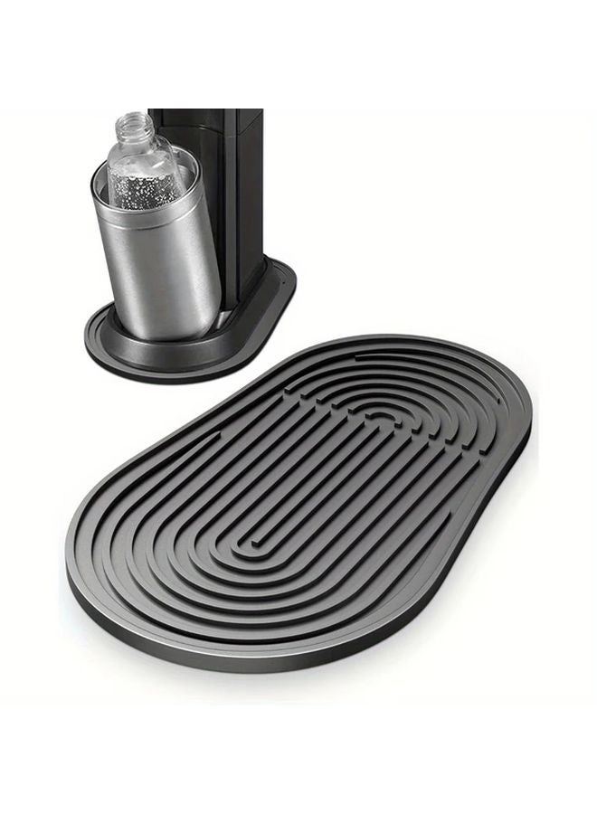 1pc Anti Slip Drying Pad For SodaStream Duo Protects Kitchen Countertop Easy Clean - Image 2