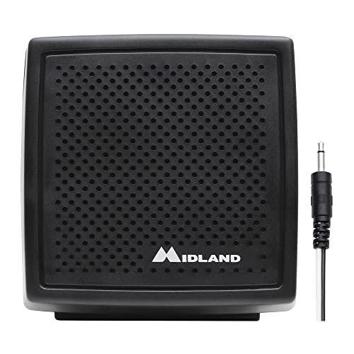 Midland- 21-406 Heavy-duty 20W Deluxe External Speaker - Swivel Base Bracket Works with Midland CB and MXT radios 8-OHM Sound System 3.5mm audio plug - off-roading, farming - 5-FT Cable - Image 4