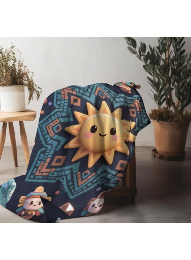 عام بطانية رقيقة من الفانيلا (حرارة ومريحة، ومناسبة للنوم واستخدام اللعبة والغبار والرمل) 150 سم * 200 سم - 324 - Image 1