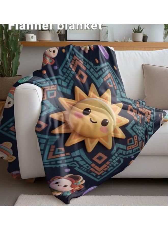 عام بطانية رقيقة من الفانيلا (حرارة ومريحة، ومناسبة للنوم واستخدام اللعبة والغبار والرمل) 150 سم * 200 سم - 324 - Image 4