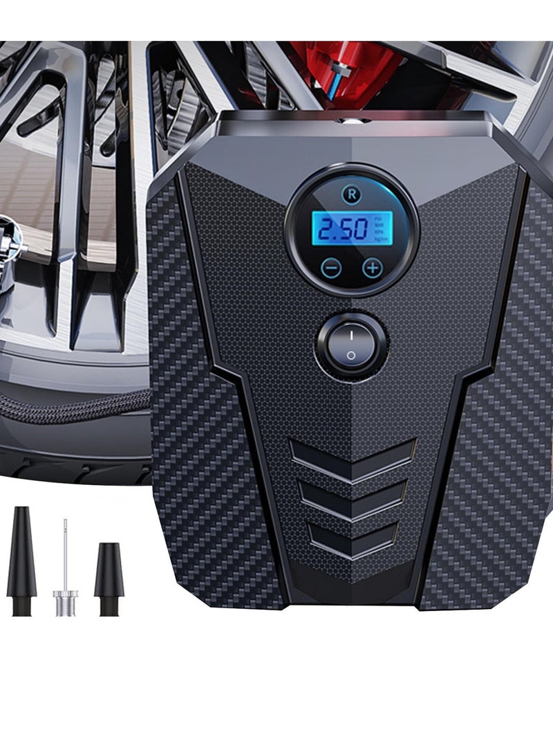 SUITU Air Compressor Portable Tire Inflator for Car Tires, Digital Pressure Gauge, Presetting & Auto Shut-off 12V DC Air Pump Max 150 PSI for Car SUV Motorcycle Bike ATV Ball  - Image 1