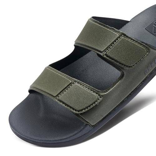 Reef Cushion Tradewind Men's Sandals Grey/Olive - 10 Medium - Image 5