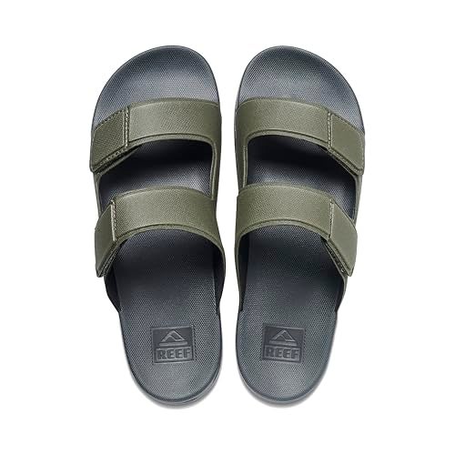 Reef Cushion Tradewind Men's Sandals Grey/Olive - 10 Medium - Image 2