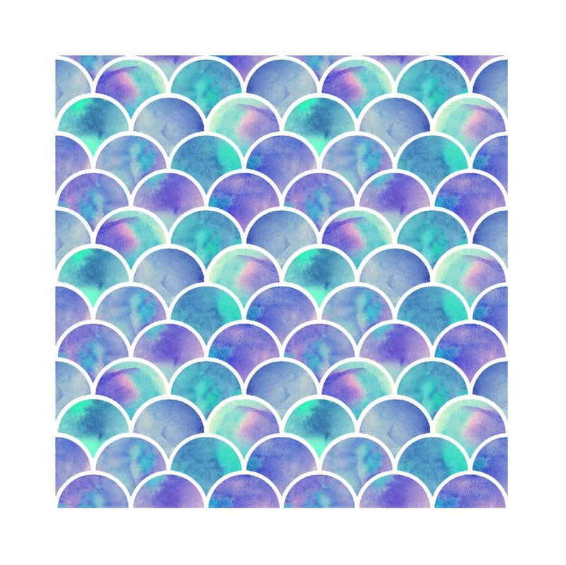 خلفية قشور ذيل حورية البحر AOFOTO 6x6 قدم نمط قشور السمك للتصوير الفوتوغرافي لصور الأطفال الفتيات حفلات أعياد الميلاد والفعاليات الديكور لملحقات استوديو التصوير