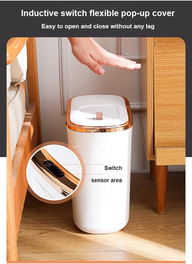 NKX 12 Litre Smart Sensor Rechargeable Waterproof Trash With Lid  - Image 4
