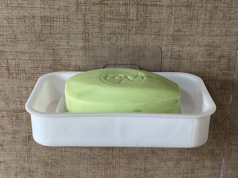SHOPITECH Bathroom Shelf Wall Mounted Bathroom Kitchen No Drill Storage Rack Super Adhesive Bathroom Rack Shelf 4 Corner Shelf 4 Soap Shelf - Image 2