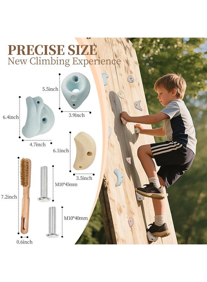 Qicrdvi 10 Pcs Resin Rock Climbing Holds for All Ages, Premium Large Training Rock Climbing Grips Indoor/Outdoor, Rock-Like Texture Holds for Your Climbing Wall - Image 3