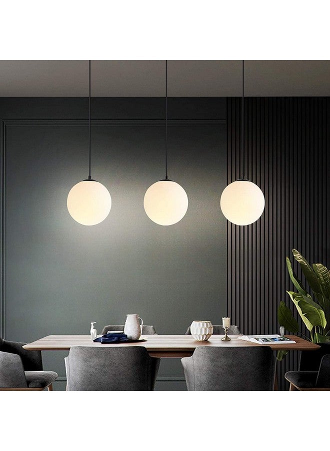 SINOMAN أضواء معلقه سوداء من سينومان لغرفة المعيشة / أضواء للسقف / مصابيح معلقه لتزيين المنزل / أضواء معلقه زخرفية، معدن (6" قبة SL، مع لمبة) - Image 2