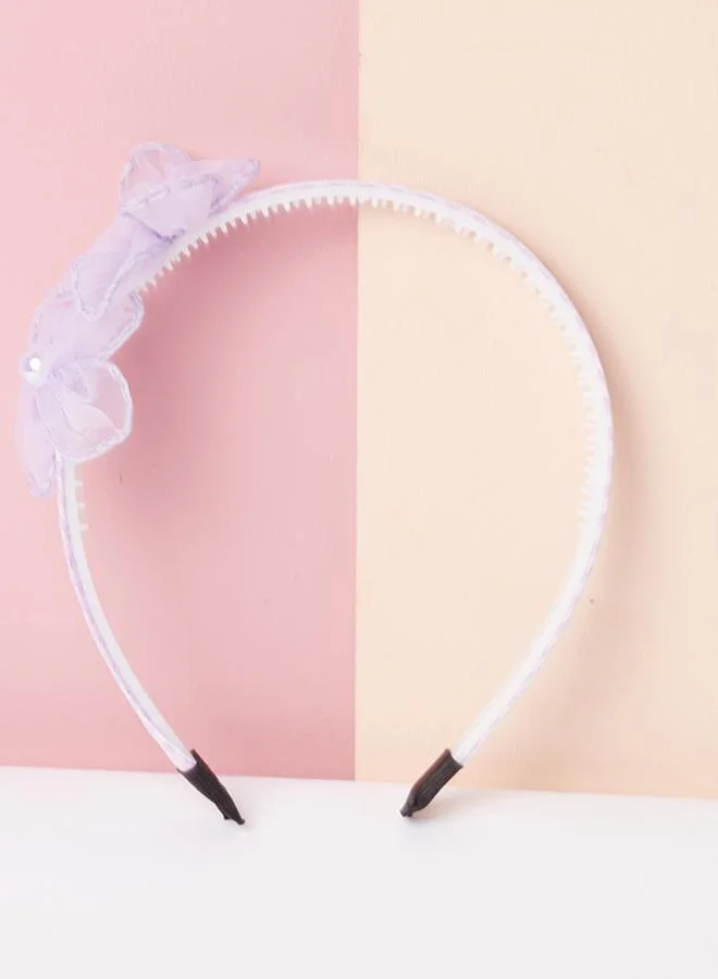 Babies & More Babies & More Newborn Girls Purple Headband