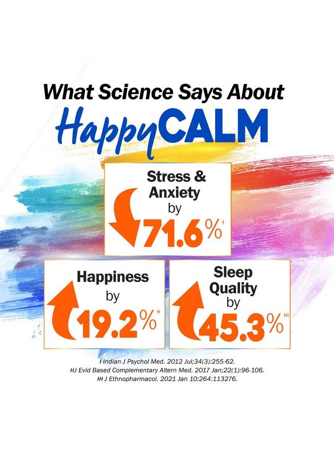 LABO Nutrition Happy Calm with KSM-66 Ashwagandha, Saffron Extract and Black Pepper Extract for Stress, Cognitive Health, Immune Boost, Quality Sleep, 5% Withanolides, 90 Vegan Capsule - Image 2