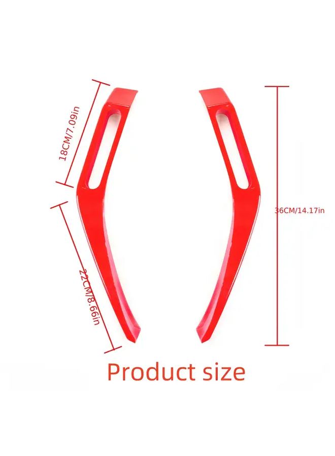 Orange Hood Side Hinge Trim For 2021 2025 Ford Bronco 2 Door 4 Door Accessory 2pcs - Image 2