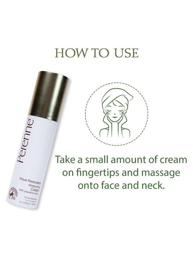 PERENNE Skin Moisturizing Cream With Natural Shea Butter Kiwi And Grapefruit Extracts For Skin Hydration And Skin Moisturization (50 Gm) - Image 3