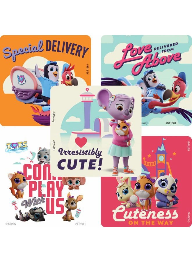 SmileMakers Disney T.O.T.S Stickers - Toys and Giveaways - 100 per Pack - Image 1