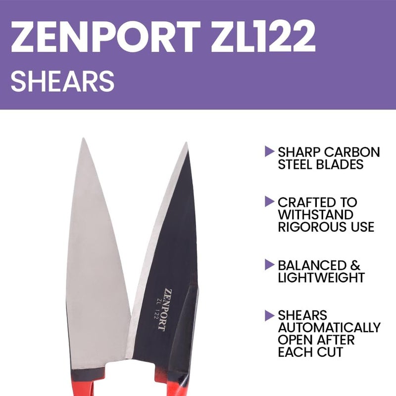 Zenport مقص بصل/غنم ثقيل ZL122، شفرة من الصلب الكربوني بطول 6.5 بوصة، بطول 13 بوصة - Image 2