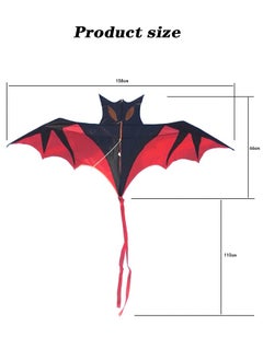 Generic Bat Kite, Flying Kites Easy Flying Games Kite without Line String Easy Flyer for Outdoor Games Activitie Beach Trip  - Image 3