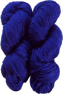 Vardhman Brilon Deep Blue 200 gm Woolen Crochet Yarn Thread Best Used with Knitting Needles Crochet Needles Vardhman Wool Yarn for Knitting Best Woolen Thread