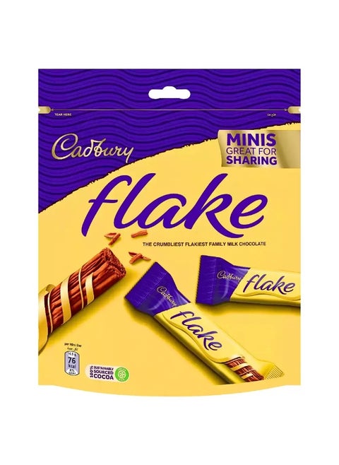 Cadbury Flakes Minis The Crumbliest Flakiest Milk Chocolate- 159.5gms